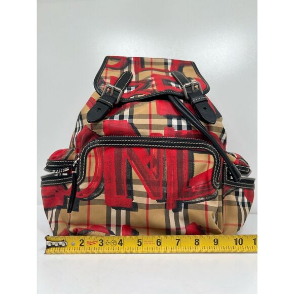 Burberry Graffiti Check Backpack main image 4